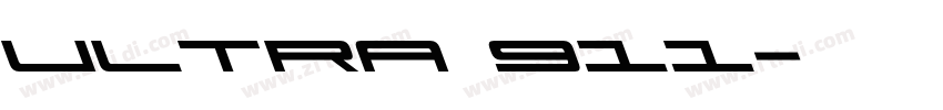 Ultra 911字体转换